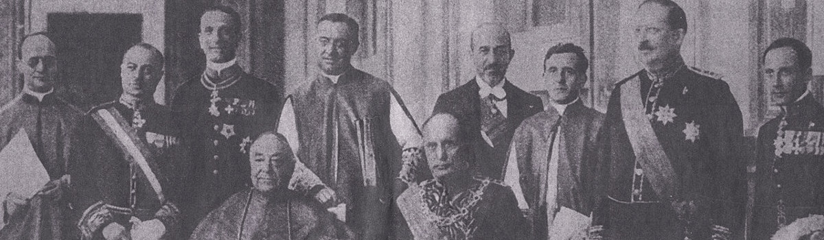 I partecipanti e i firmatari dei Patti Lateranensi